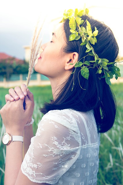 jeune femme asiatique